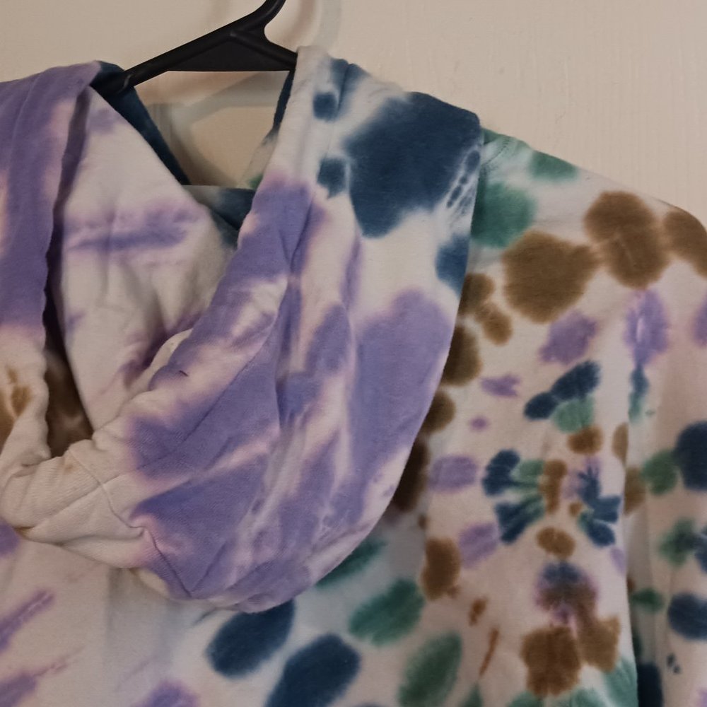 Aeropostale sz Small TyeDye Cropped Hoodie - Picture 4 of 8